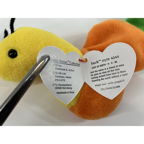 Ty Beanie Babies Bundle (2pcs) Inch And Teenie Beanie Inch - Picture 11 of 11